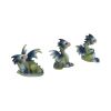 Triple Trouble Small Set of Three Dragon Infant Ornaments