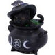 Hubble and Bubble Witches Familiar Black Cat and Cauldron Figurines