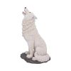 Storms Cry Howling White Wolf Figure 41.5cm