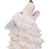 Storms Cry Howling White Wolf Figure 41.5cm – billede 5