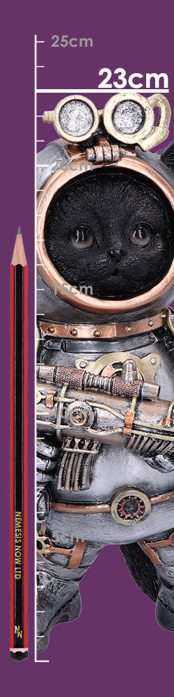 Cat-tack Space Steampunk Figurine