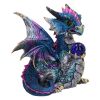 Orb Hoard Dragon Figurine (Blue)