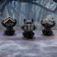 Three Wise Witchy Black Spell Cats 8.5cm