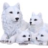 Pups Protection Mother Wolf and Cubs Figurine 20.5cm