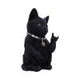 Metallicat Black Cat Throwing Rock Hand Sign