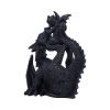 Black Drakaina and Dragonling Figurine