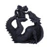 Black Drakaina and Dragonling Figurine