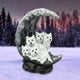 Moon Litter White Wolves Ornament