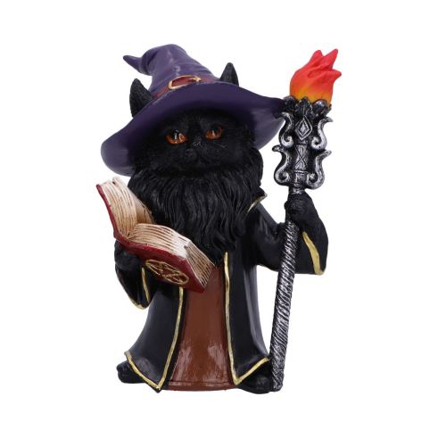 Albus – The Black Wizard Cat Figurine
