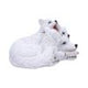 Winter Warmth Cuddling Wolf Puo Figurine