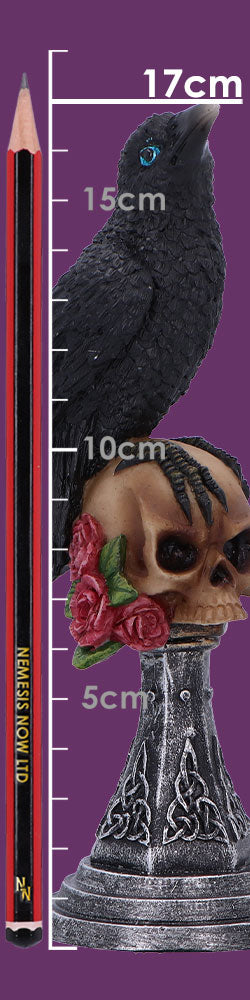 Perched Prophecy Mini Raven Figurine