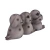Three Wise Seals Decorative Resin Figurine Set