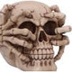 Cracked Decorative Resin Skull