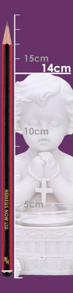 Prayers to Heaven Cherub Tea Light Holder 14.5cm