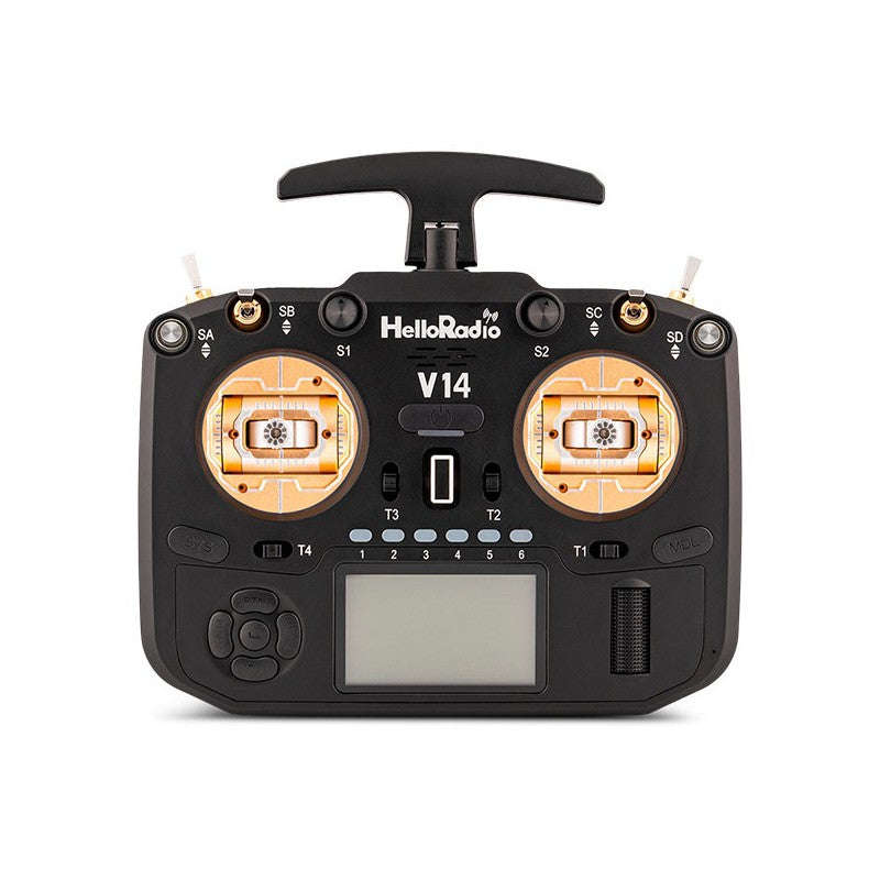 V14 MAX R9 OLED 2,4GHz 4in1 LBT Radio (Multimode - M2) - Black/gold