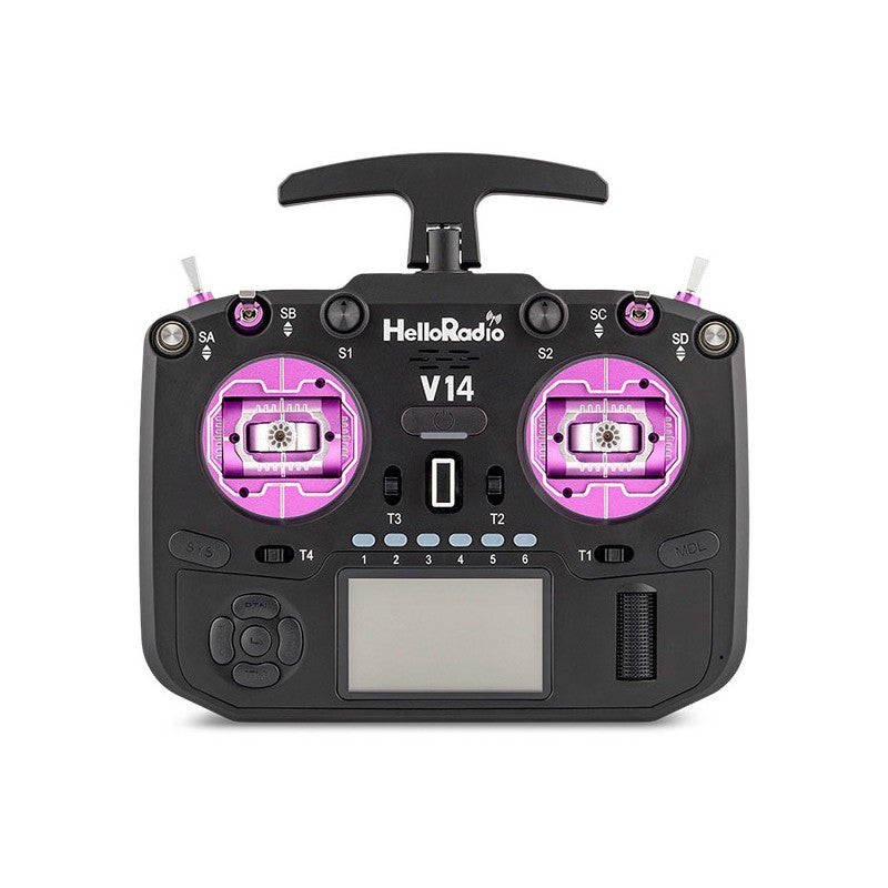 V14 MAX R9 OLED 2,4GHz 4in1 LBT Radio (Multimode - M2) - Black/Purple