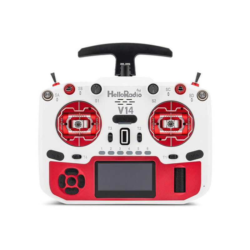 V14 MAX R9 OLED 2,4GHz ELRS LBT Radio (Multimode - M2) - Red/White