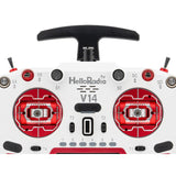 V14 MAX R9 OLED 2,4GHz ELRS LBT Radio (Multimode - M2) - Red/White