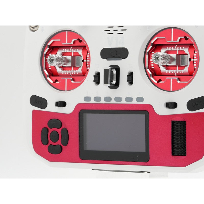 V14 MAX R9 OLED 2,4GHz ELRS LBT Radio (Multimode - M2) - Red/White