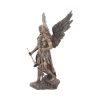 Bronzed Archangel Gabriel With Staff Religious Figurine 33.5cm – billede 2