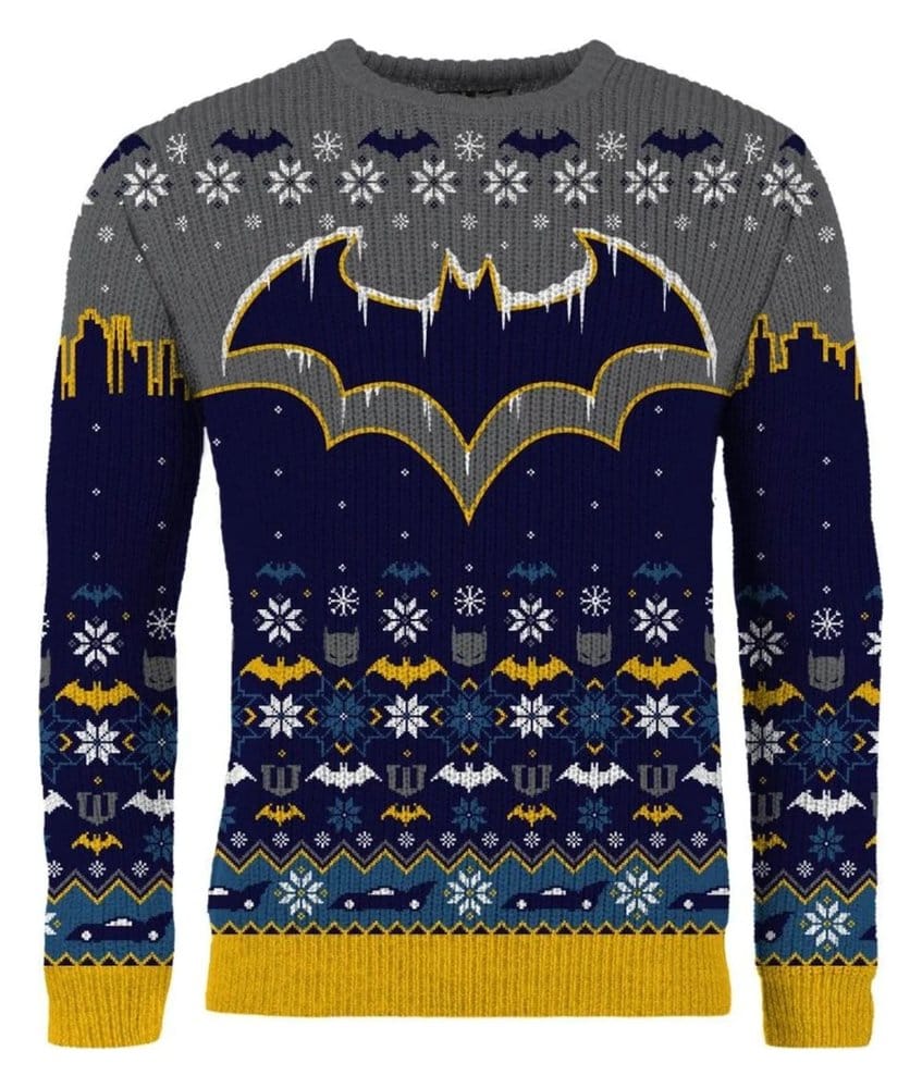 Batman Christmas Sweater Frosty Size XL
