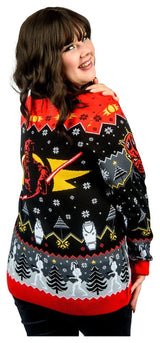 Star Wars Christmas Sweater Sith Size XL