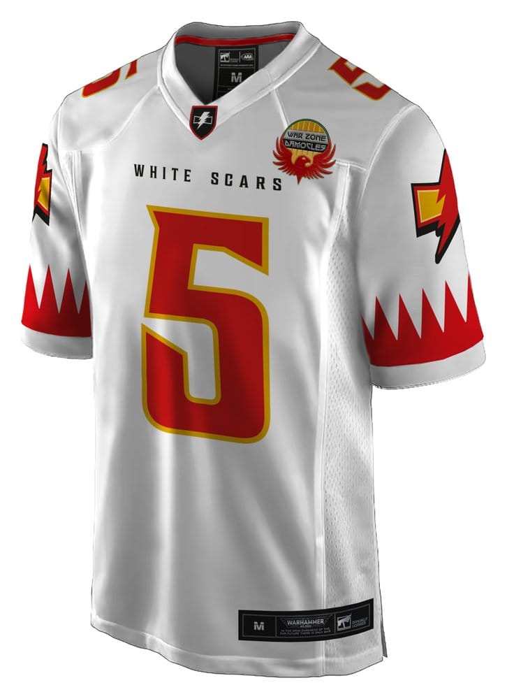 Warhammer 40,000 Sports Jersey Shirt White Scar -