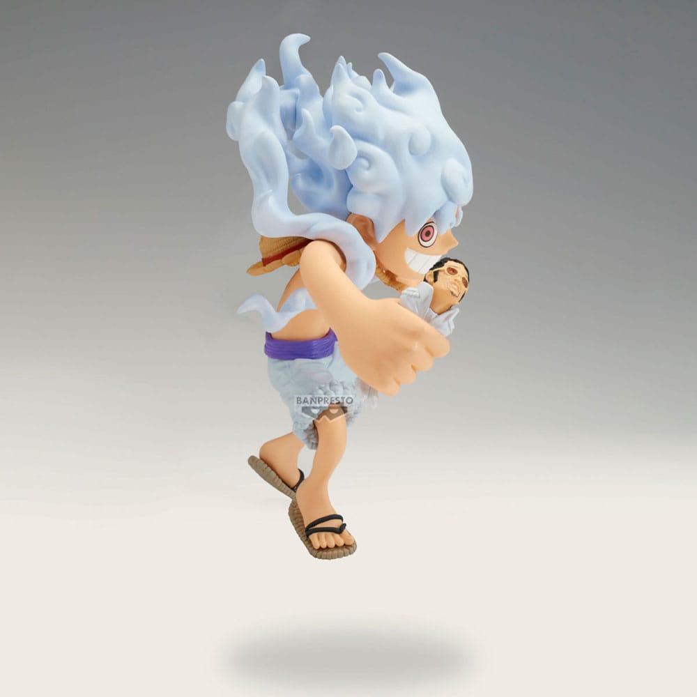One Piece Mega WCF PVC Statue Monkey D. Luffy vs Borsalino 13 cm