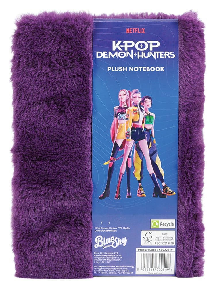 KPop Demon Hunters A5 Notebook Huntr/x Plush