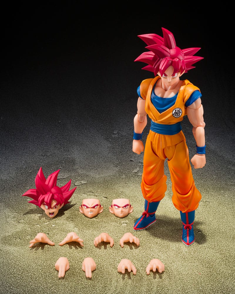 Dragon Ball Super S.H.Figuarts Action Figure Super Saiyan God Son Guko (God Aura) 15 cm