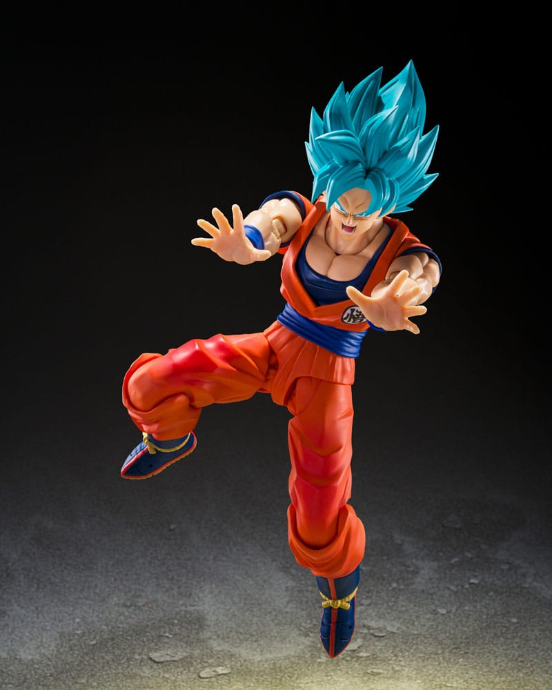 Dragon Ball Super S.H.Figuarts Action Figure Super Saiyan God Super Son Guko (Blue power transcending Limits) 15 cm
