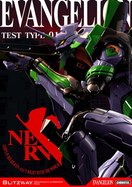 Evangelion Carbotix Action Figure Evangelion Unit-01 Test Type (Standard Ver.) 33 cm – billede 8