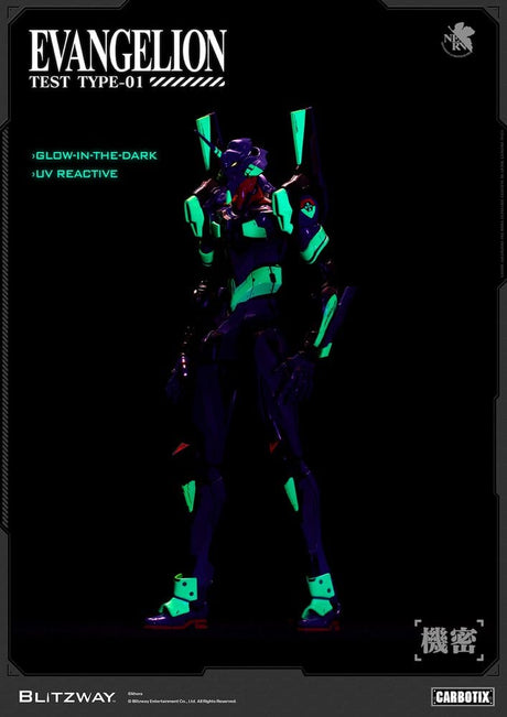 Evangelion Carbotix Action Figure Evangelion Unit-01 Test Type (DX Ver.) 33 cm – billede 6