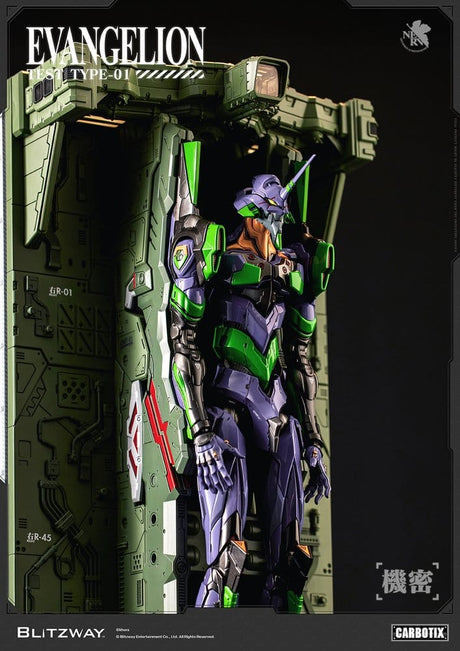 Evangelion Carbotix Action Figure Evangelion Unit-01 Test Type (DX Ver.) 33 cm – billede 7