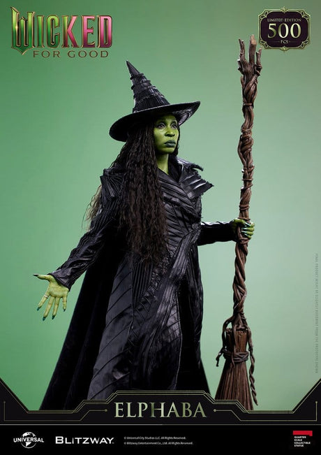 Wicked 2: For Good Superb Scale Statue 1/4 Elphaba 56 cm – billede 4