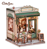Miniature House Model Kit Sunny Cafe 20 x 16 cm