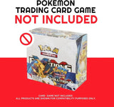 Evoretro Acrylic Display Case for Booster Boxes / Elite Trainer Boxes Ver. 1 with Sliding Lid