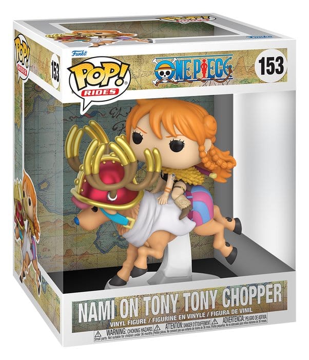 One Piece POP! Rides Deluxe Vinyl Figure Elbaph Arc Nami & Chopper 15 cm