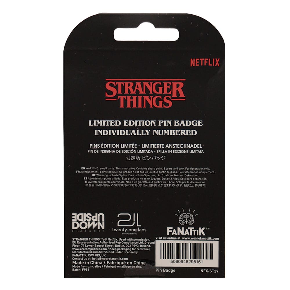 Stranger Things Pin Badge The Squawk Limited Edition