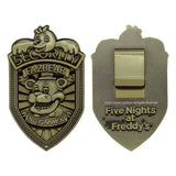 Five Nights at Freddy´s Replica Security Badge Antique Brass Edition