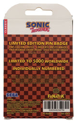 Sonic - The Hedgehog Pin Badge Dr. Eggman Egg Mobile Chained