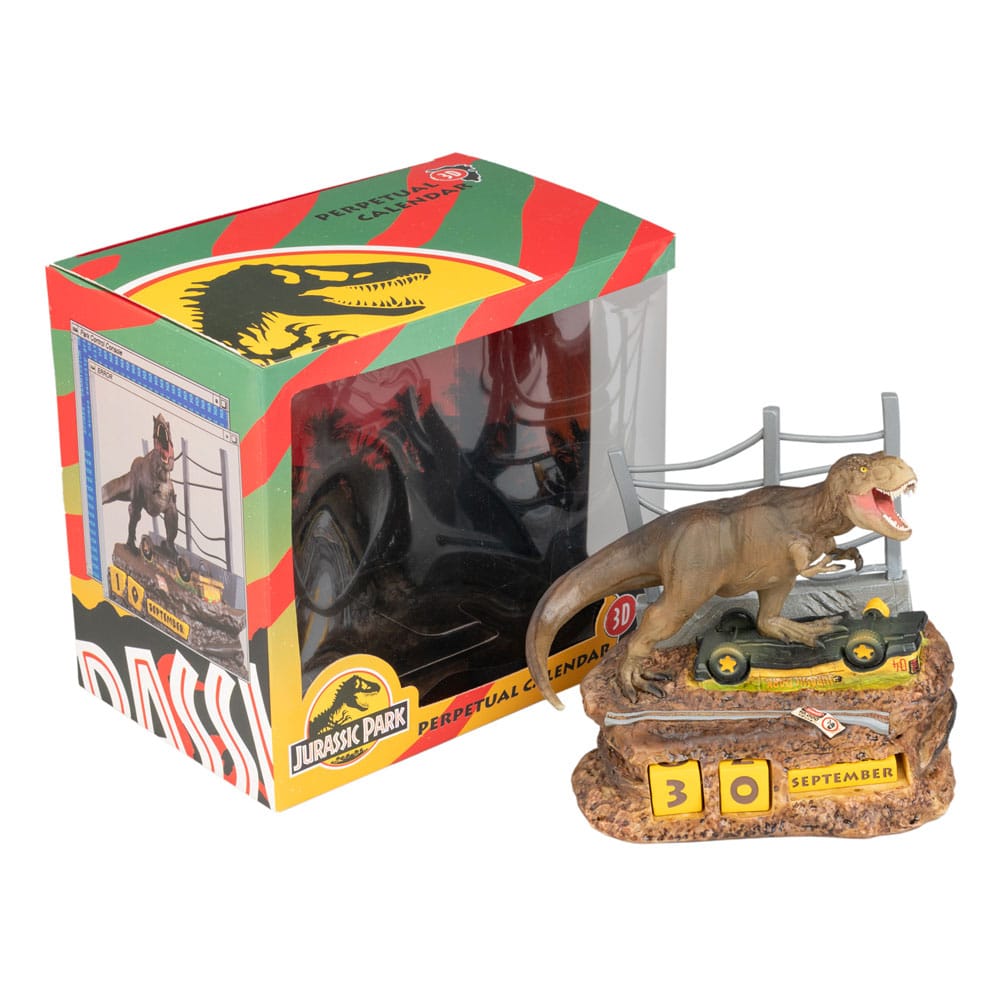 Jurassic Park 3D perpetual Calendar
