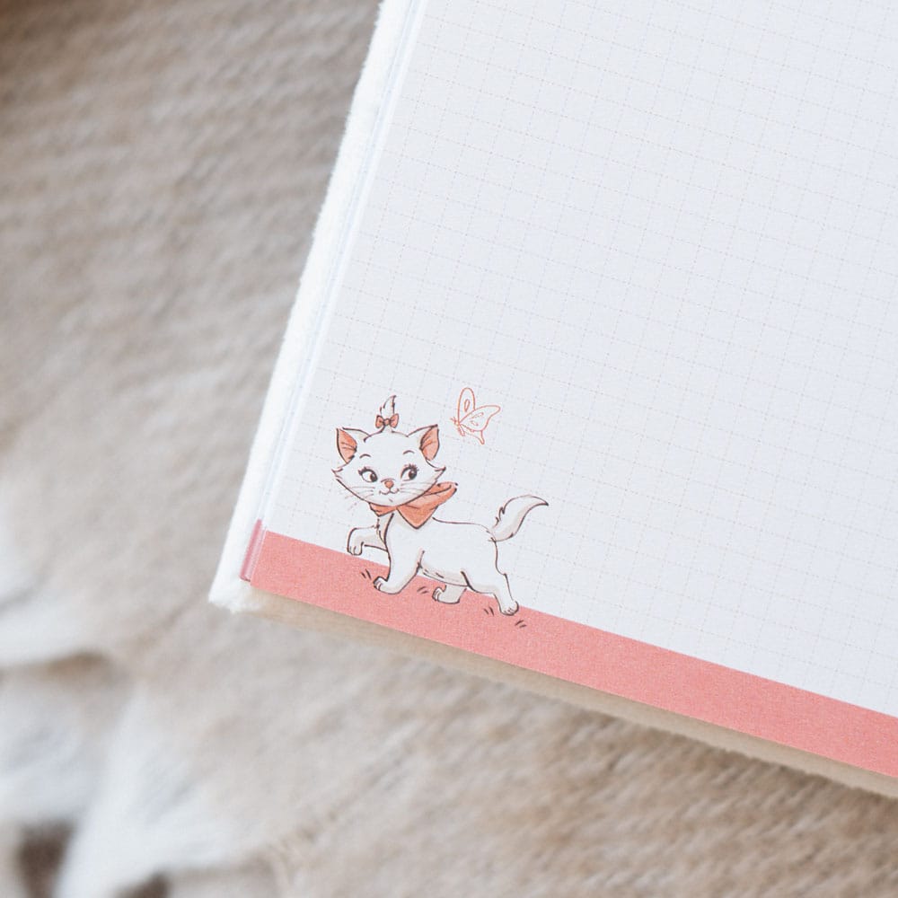 The Aristocats Premium Plush Notebook A5 Bonjour Marie