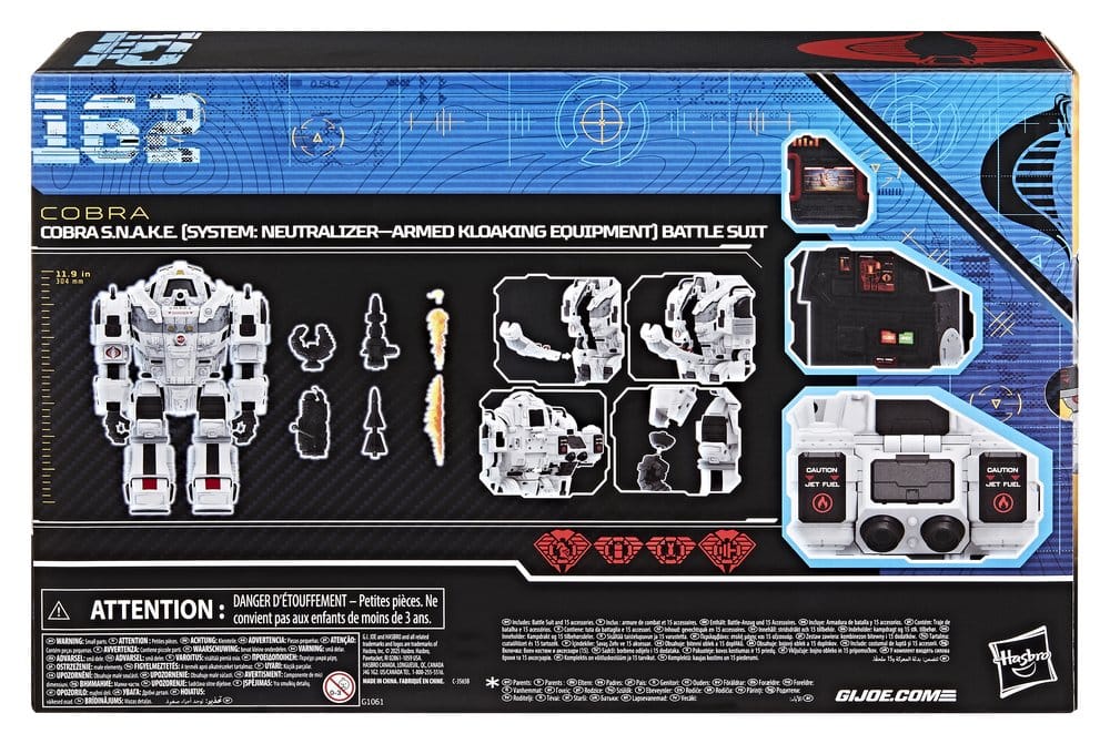 G.I. Joe Classified Series Action Figure #162 Cobra S.N.A.K.E. Battle Suit 15 cm