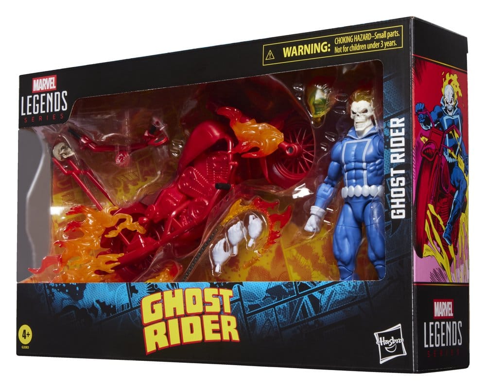 Ghost Rider Marvel Legends Action Figure  Johnny Blaze with Motorcycle 15 cm