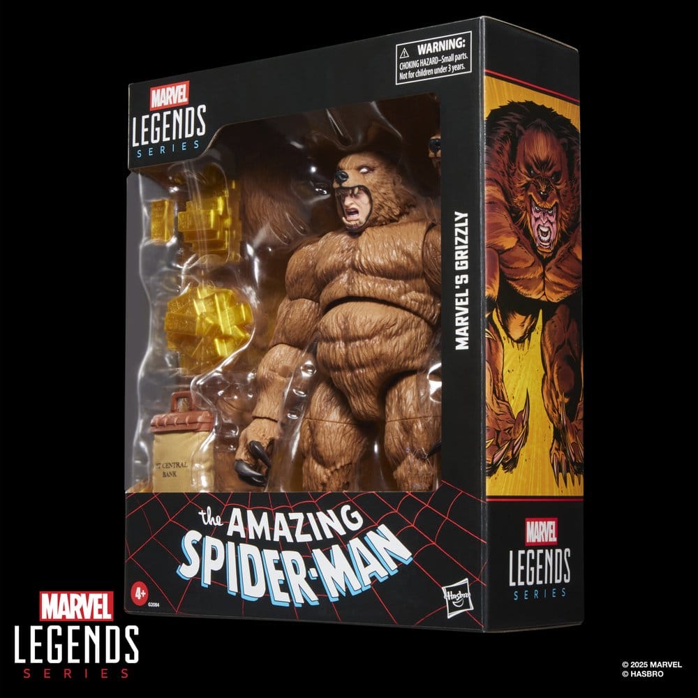 The Amazing Spider-Man Marvel Legends Action Figure Marvel's Grizzly 15 cm