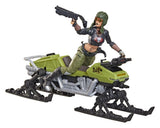 G.I. Joe Classified Series Action Figure and Vehicle Set #194 Zanya and Dreadnok Chameleon (Swamp Skier) 15 cm