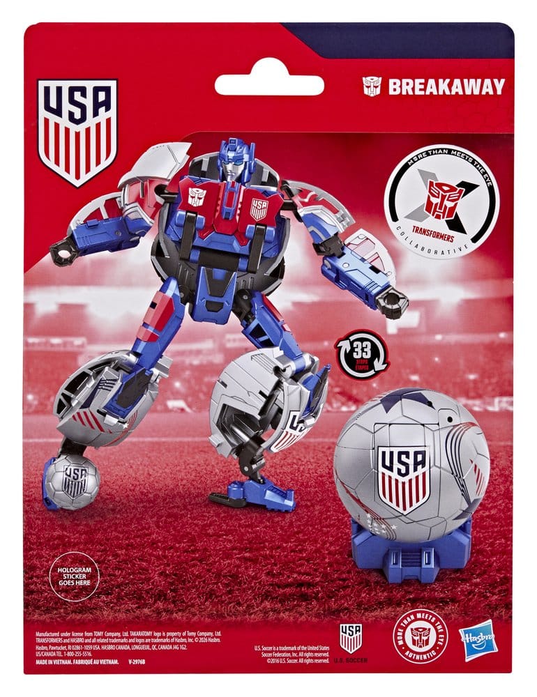 Transformers x US Soccer Federation Action Figure Breakaway 14 cm