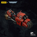 Warhammer 40,000 Raider-pattern Combat Bike Blood Angels with twin-linked bolt rifles 22 cm