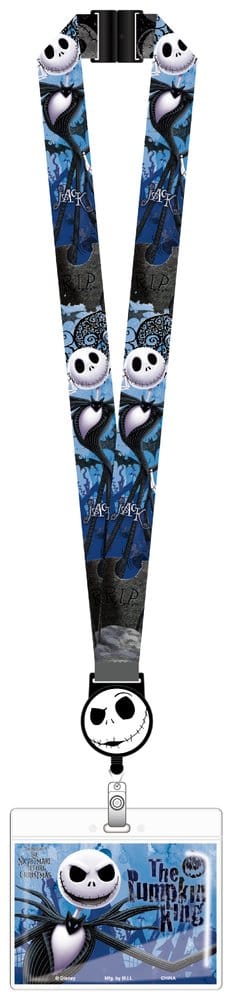 The Nightmare Before Christmas Deluxe Lanyard with Card Holder The Pumpkin King